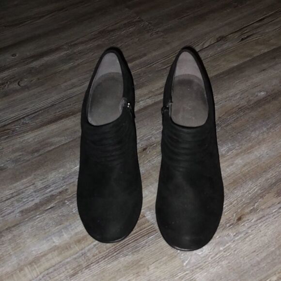 Aerosoles heel rest black ankle boots booties Starring Role Sz 9 - Picture 2 of 9